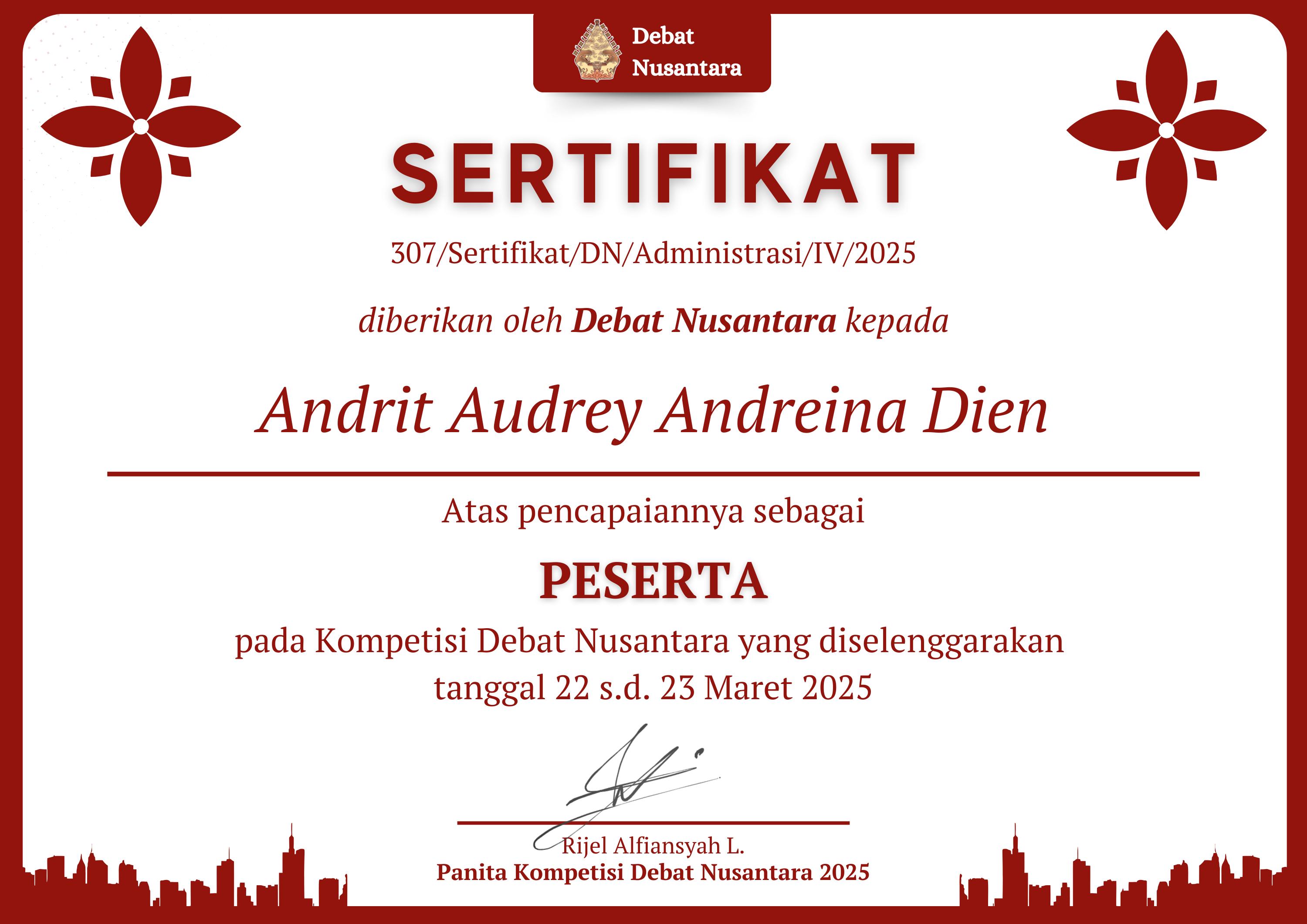 Andrit Audrey Andreina Dien